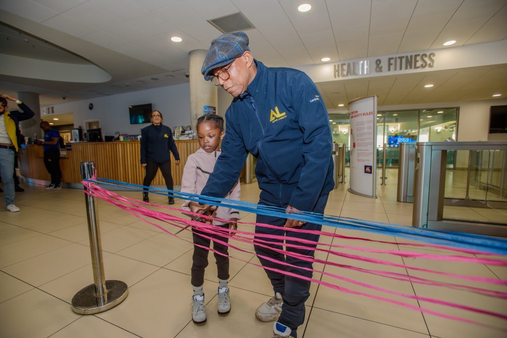 Active Lambeth Streatham Leisure Centre Soft Play opening Cllr Donatus 20.01.24 Joe Twigg 3