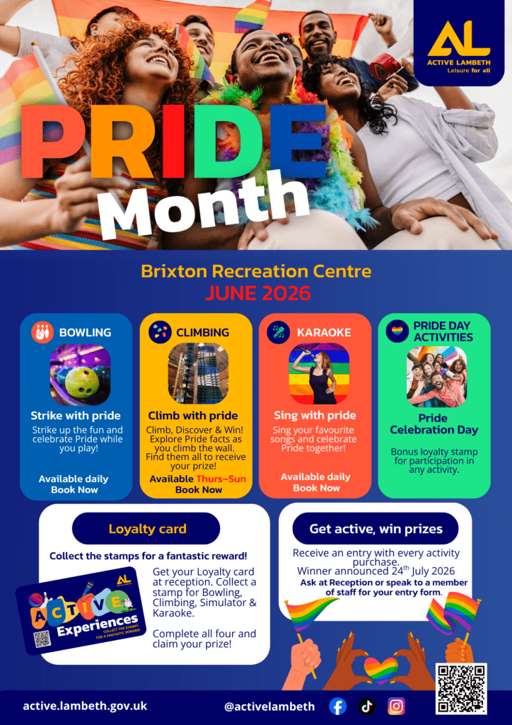 Brixton Rec Centre Pride event (A4)