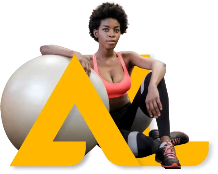 woman ball image