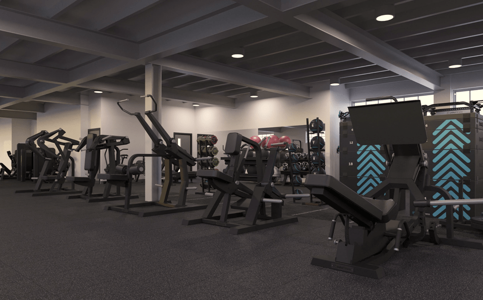 Brockwell lido gym refurb